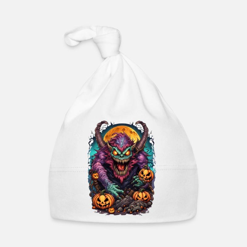 Dämon Halloween  Baby Bio-Mütze