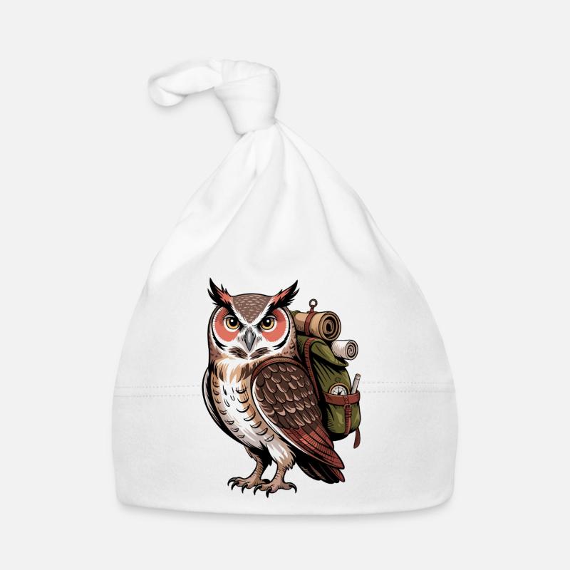 Forest Adventure Owl's Call Organic Baby Cap