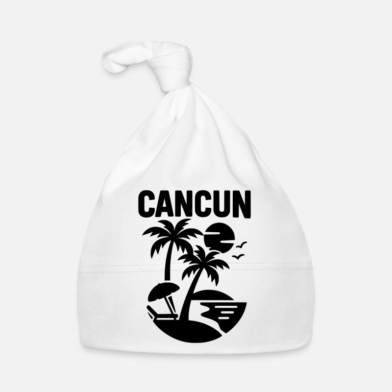 Cancun Silhouette Organic Baby Cap