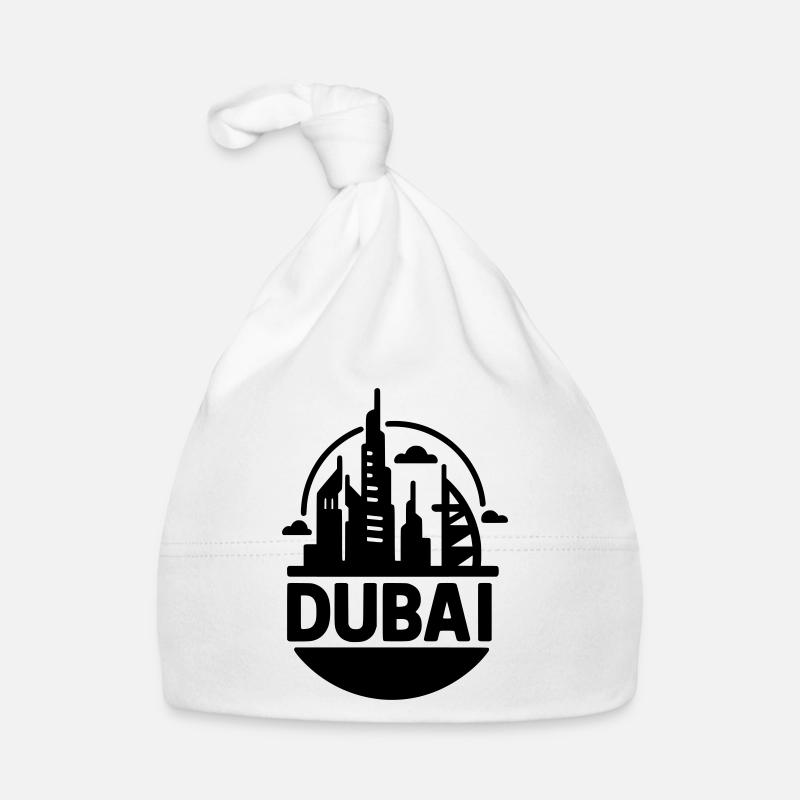Dubai Silhouette Organic Baby Cap