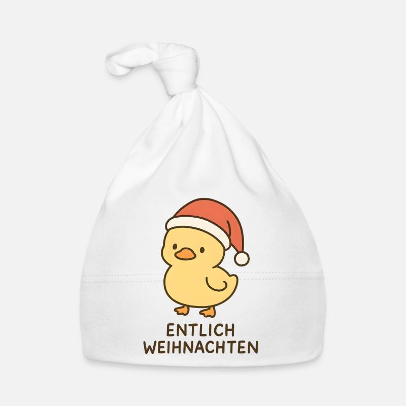 Entlich Christmas Chick Organic Baby Cap