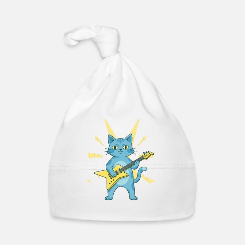 Guitariste Blue Cat Bonnet bio Bébé