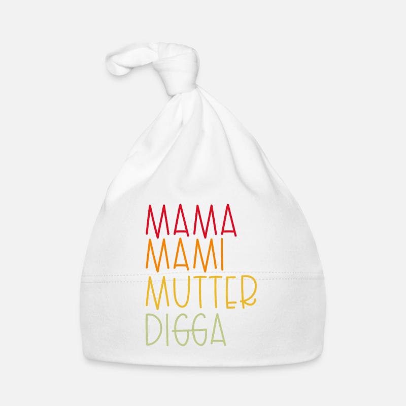 Mama Mami  Mutter Digga Baby Bio-Mütze