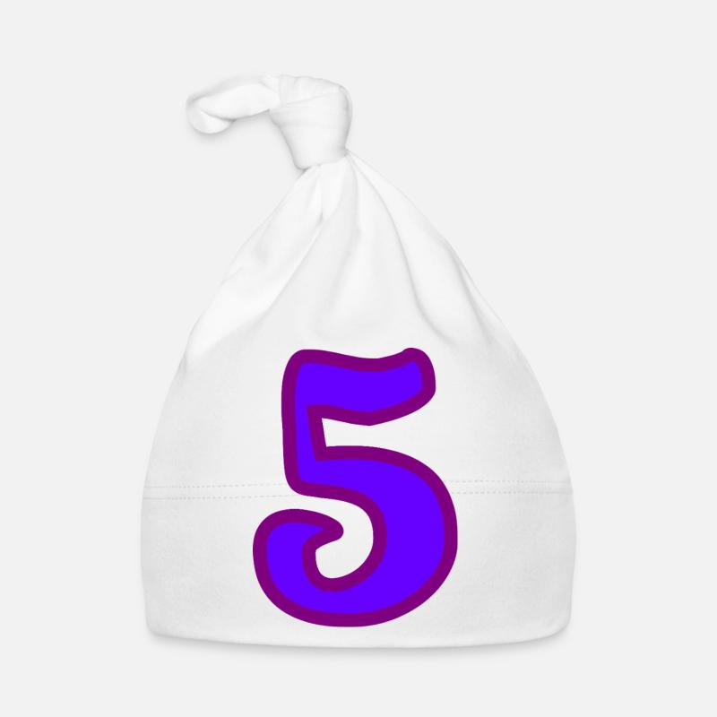 5. ANNIVERSAIRE. 5 ANS. 5e ANNIVERSAIRE.  Bonnet bio Bébé