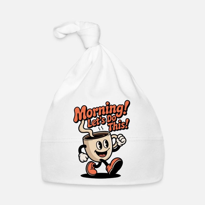 Morning coffee – let's go! Organic Baby Cap