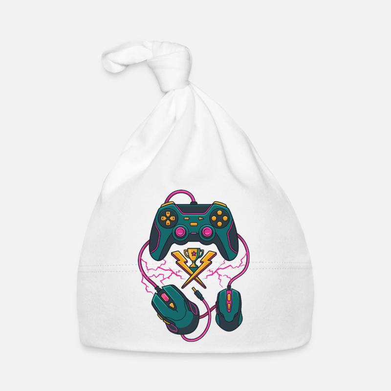 Neon Gaming Trophäe Baby Bio-Mütze