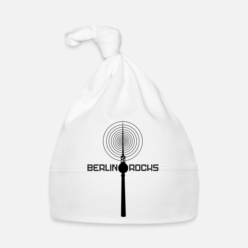 Berlin Rocks - Baby Bio-Mütze - Weiß