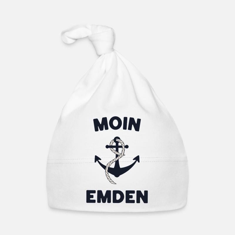 Moin Emden – Maritime Anchor Design Organic Baby Cap
