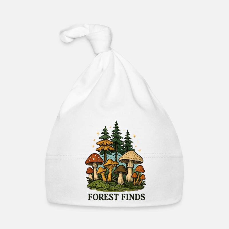 Waldfunds Pilz-Entdeckung Baby Bio-Mütze