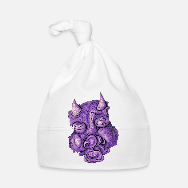 diable violet Bonnet bio Bébé