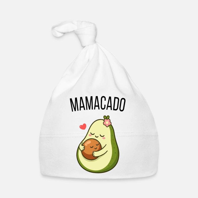 Maman enceinte, Mamacado, bébé, drôle. Bonnet bio Bébé