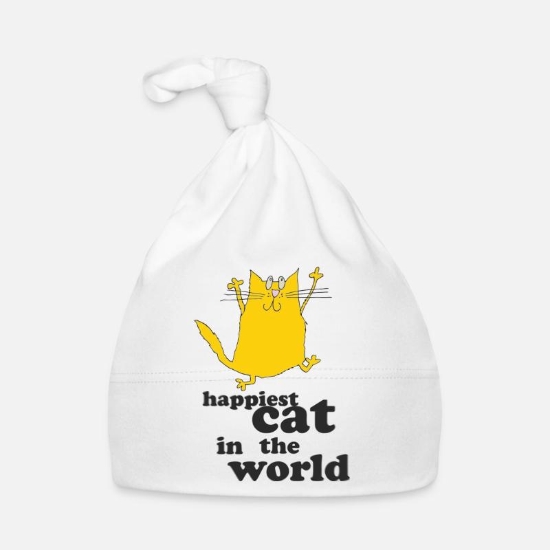 Glücklichste Katze der Welt Baby Bio-Mütze