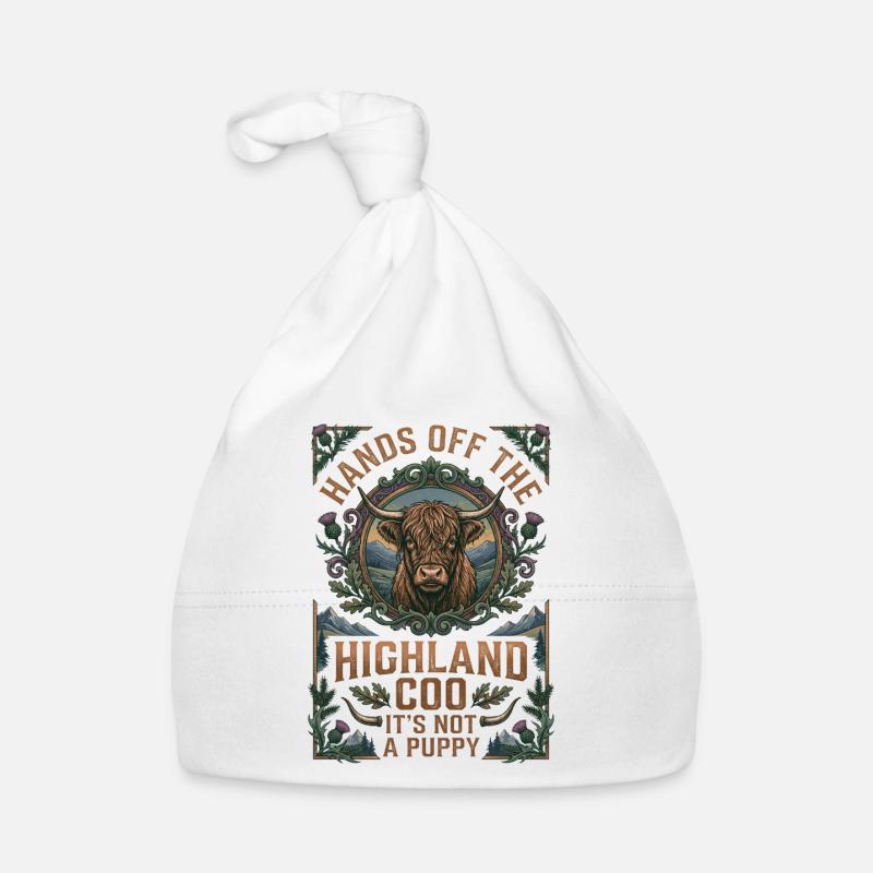  Highlands Cow Organic Baby Cap