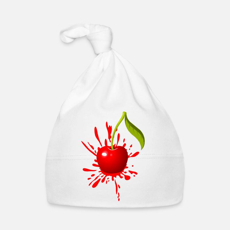 Cherry Color Explosion Organic Baby Cap