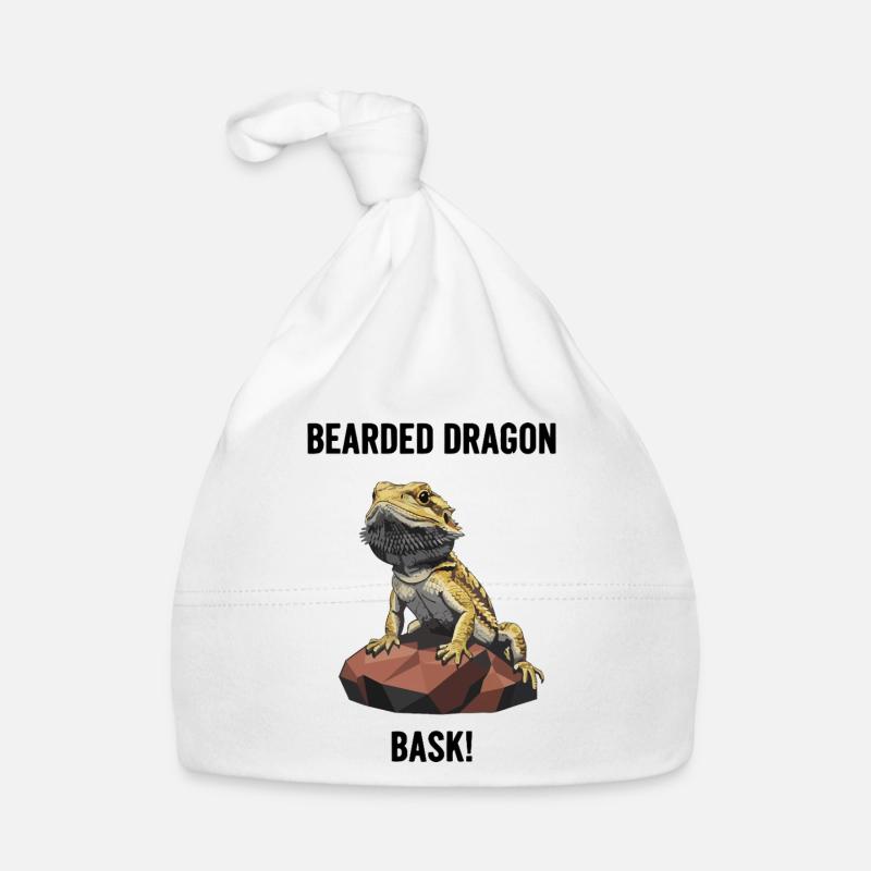 Agame Barbu Lézard Bask Bearded Dragon Bonnet bio Bébé