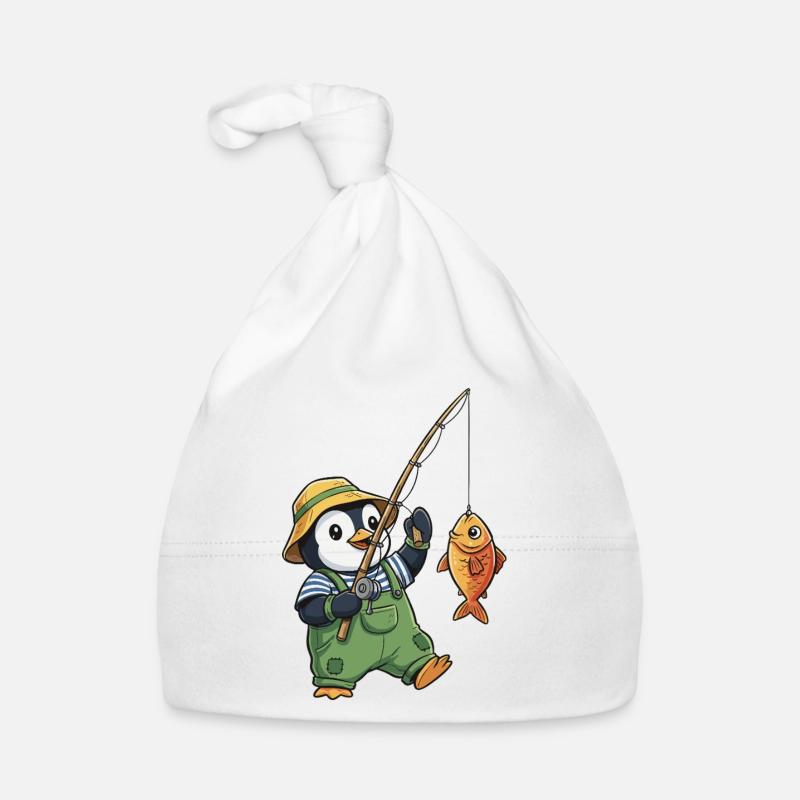 Pêcheur manchot Bonnet bio Bébé