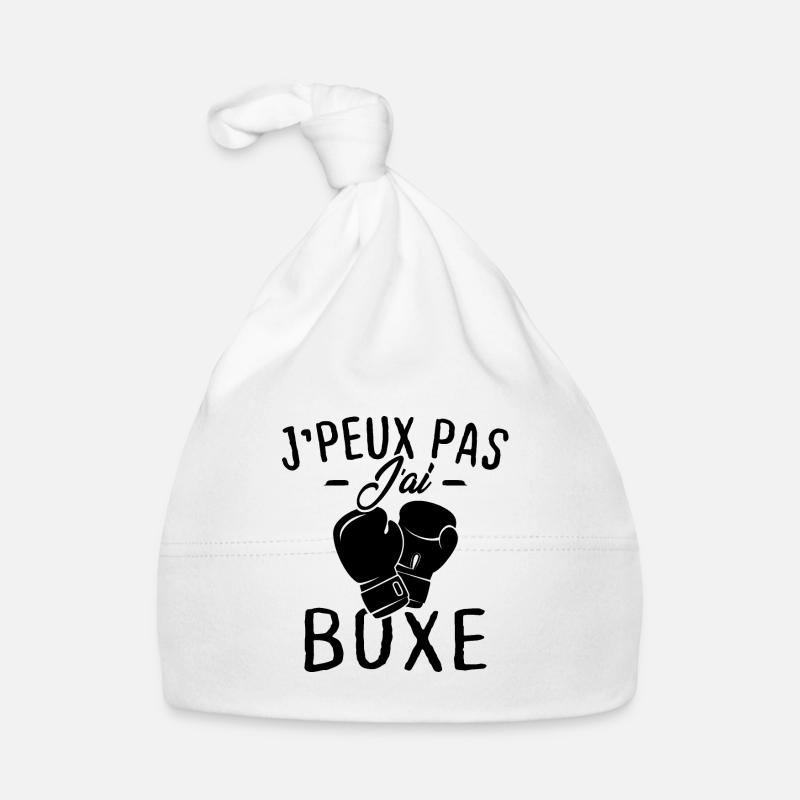 J'peux pas j'ai boxe Bonnet bio Bébé