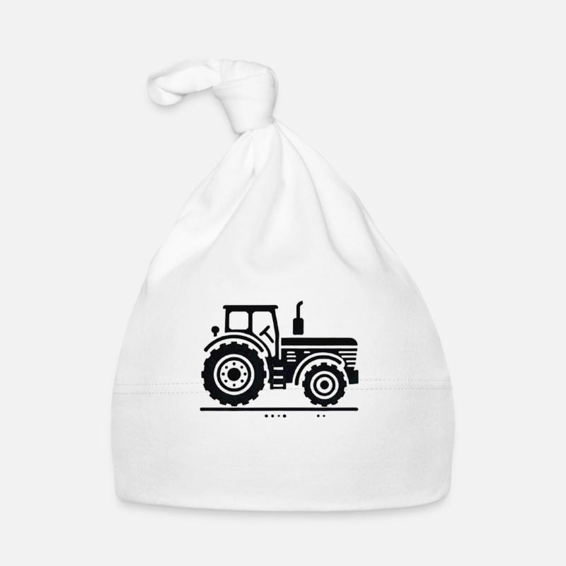 tractor Organic Baby Cap