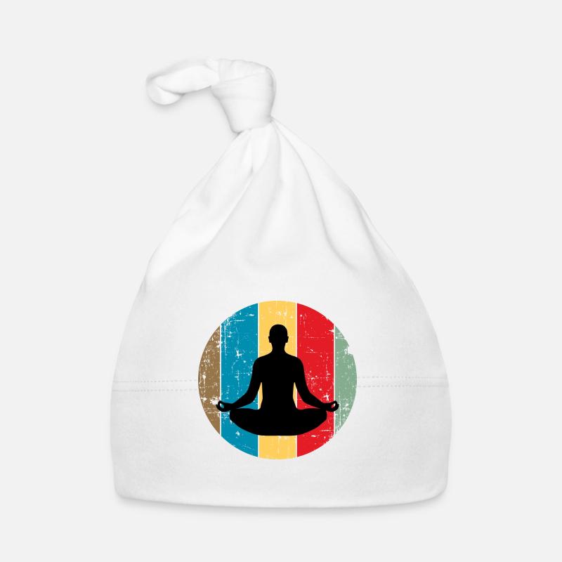 Meditation Vintage Baby Bio-Mütze