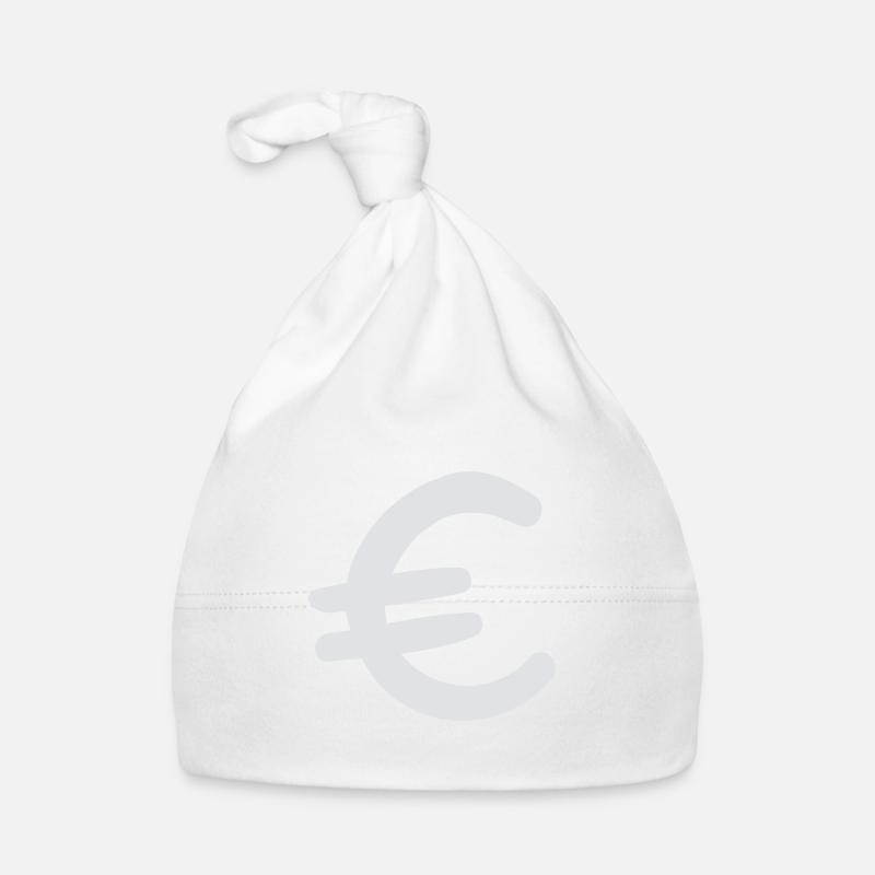 Euro Zeichen Baby Bio-Mütze