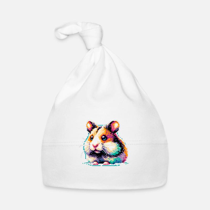 Pixel Hamster Bonnet bio Bébé