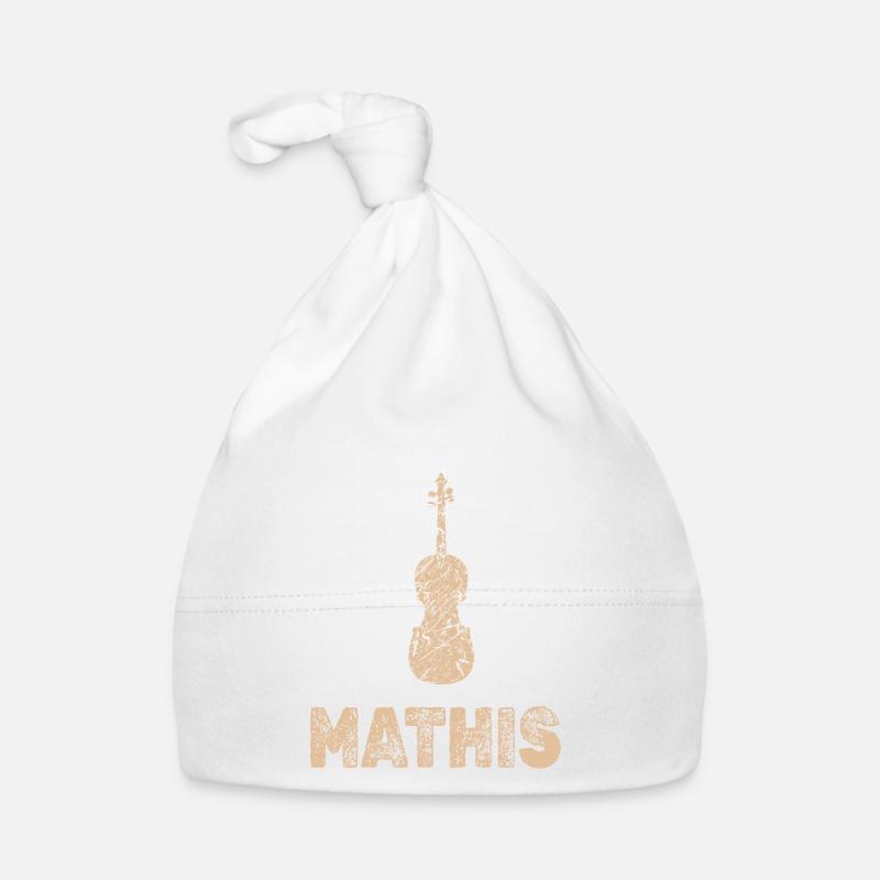 Mathis als Bratsche Baby Bio-Mütze