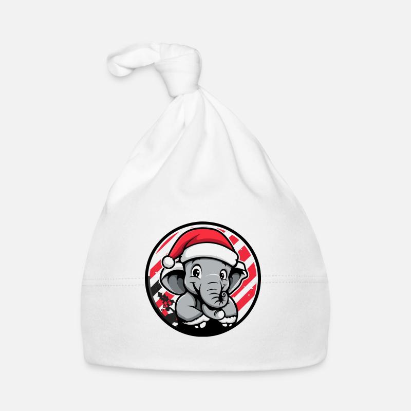Noël éléphant Noël Bonnet bio Bébé