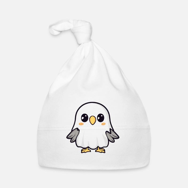 Eagle Halloween Comic Ghost Organic Baby Cap