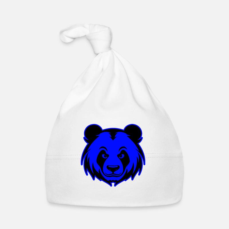 Panda Animal Portrait Organic Baby Cap