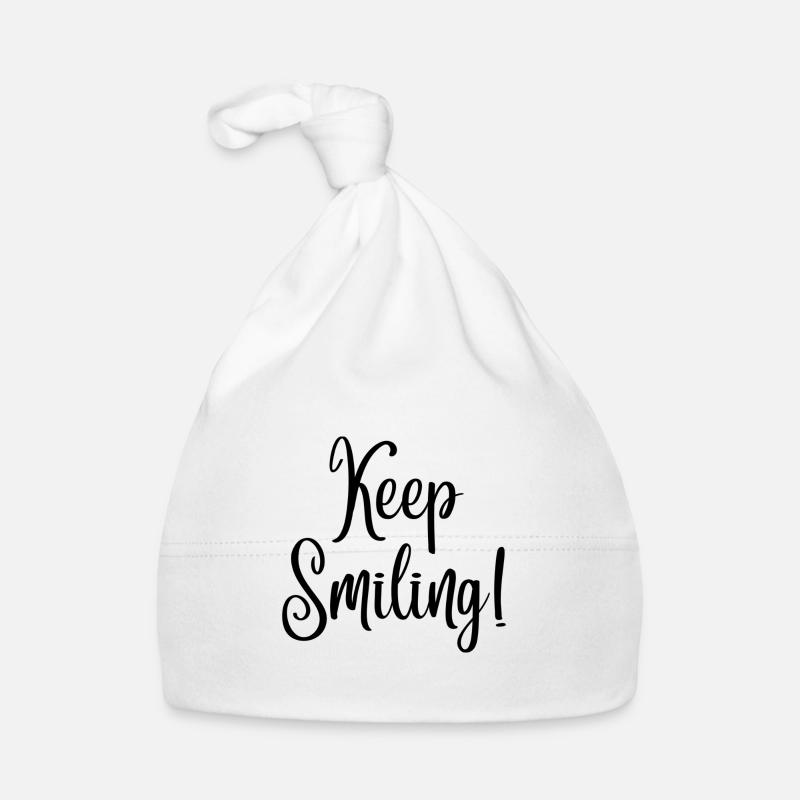 Keep smiling Baby Bio-Mütze