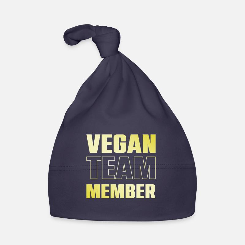 Équipe végétalienne Bonnet bio Bébé