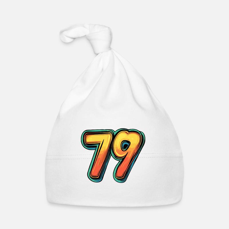 79 Numéro Coloré Bonnet bio Bébé