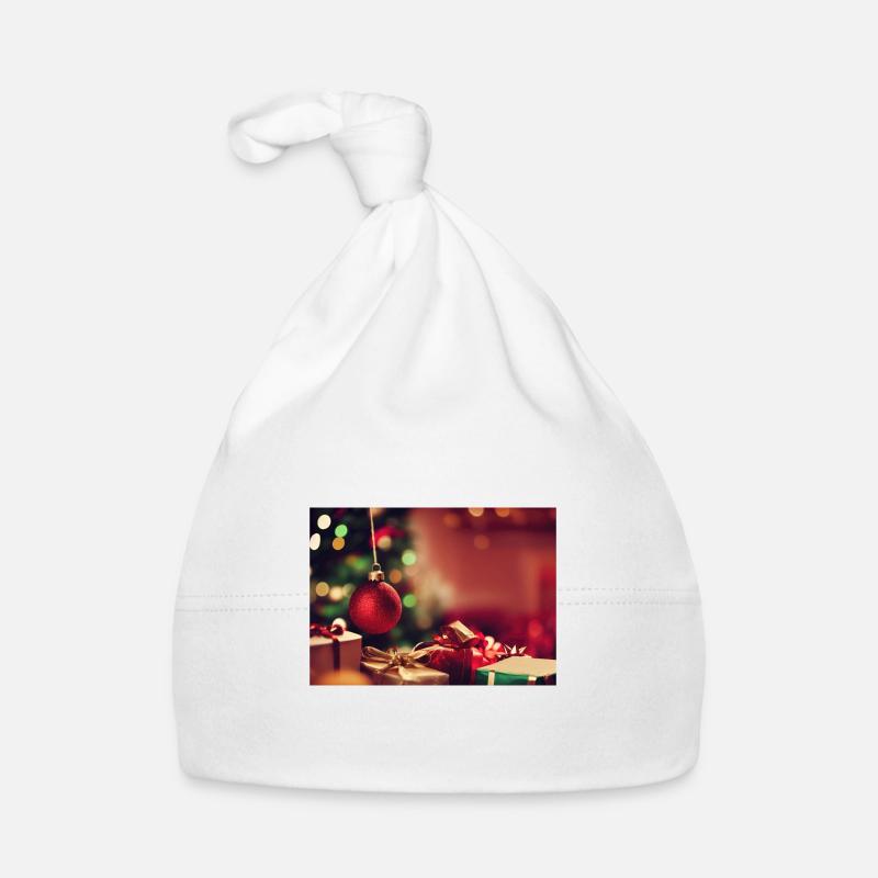 Christmas 27 Organic Baby Cap