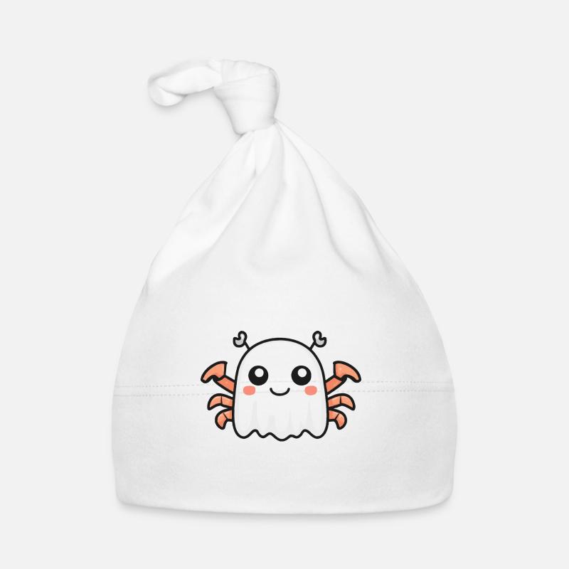 Krebs Krabbe Halloween Comic Geist Baby Bio-Mütze