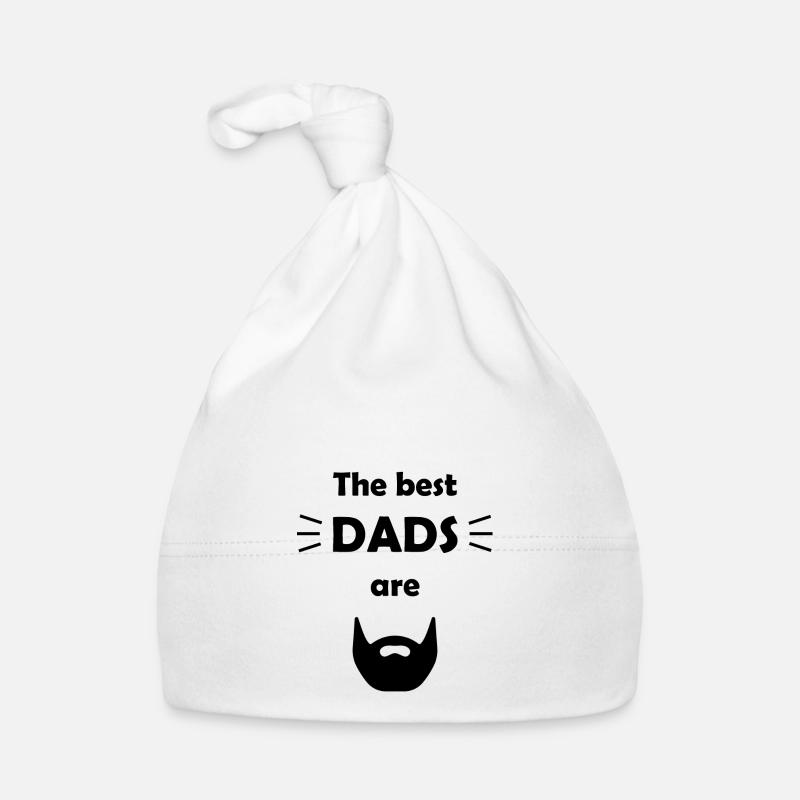 Die besten Väter sind bärtige Väter Baby Bio-Mütze
