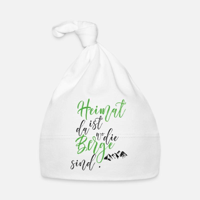 Heimat Berge Baby Bio-Mütze