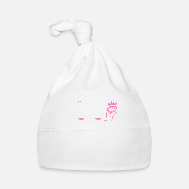 Smash Patriarchy Feminist Women's Empowerment - Bonnet bio Bébé - blanc