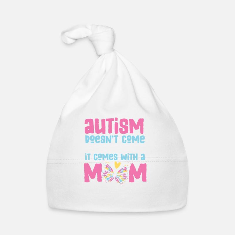 Maman de l'autisme Sensibilisation à l'autisme Super-héros de l'autisme Bonnet bio Bébé