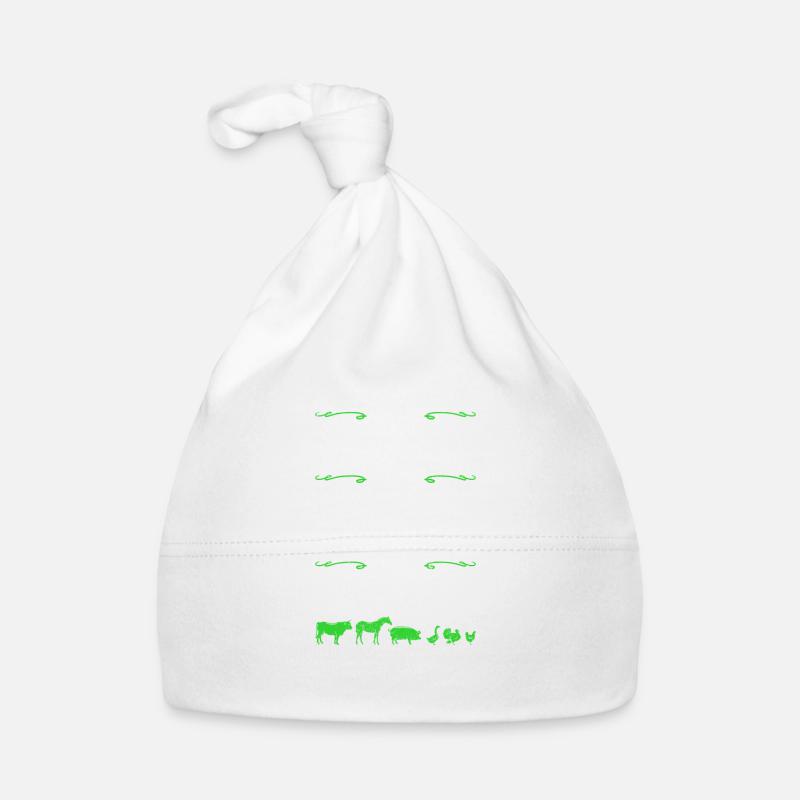 Pas d'agriculteurs Pas de nourriture Pas de vie future Agriculture Bonnet bio Bébé