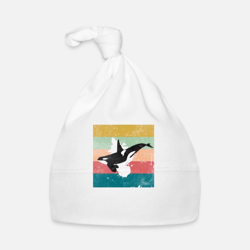 Orca Love Stamp Baby Bio-Mütze