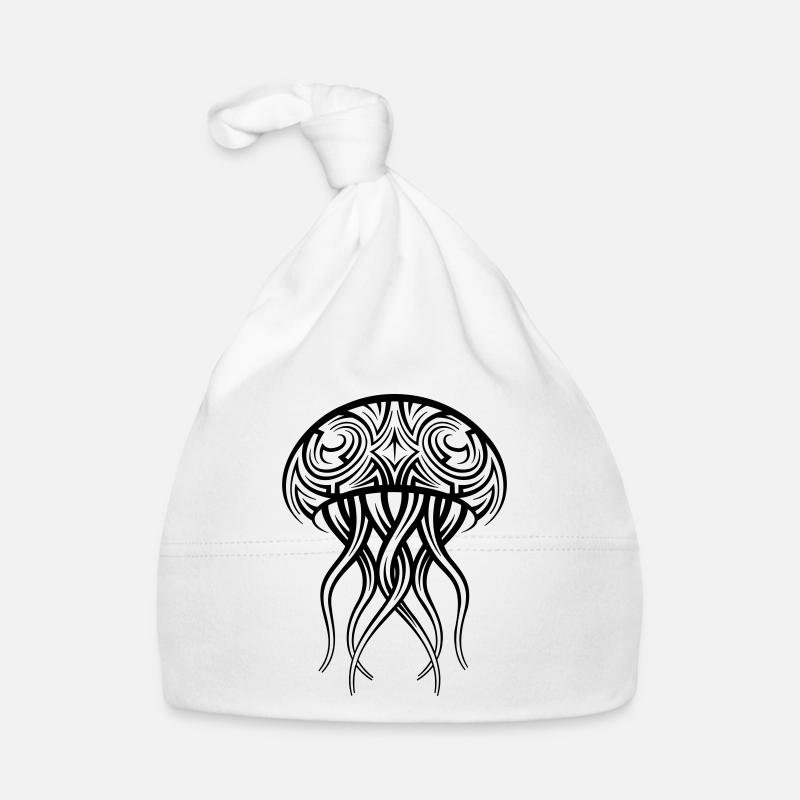Tatouage tribal de méduse Bonnet bio Bébé