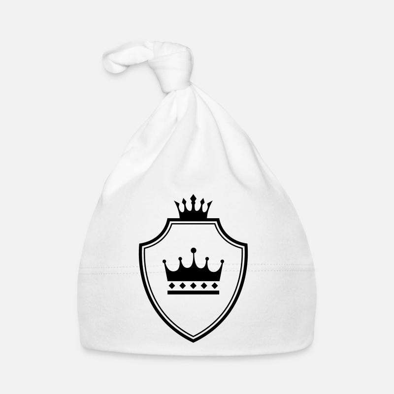 Krone Wappen Baby Bio-Mütze