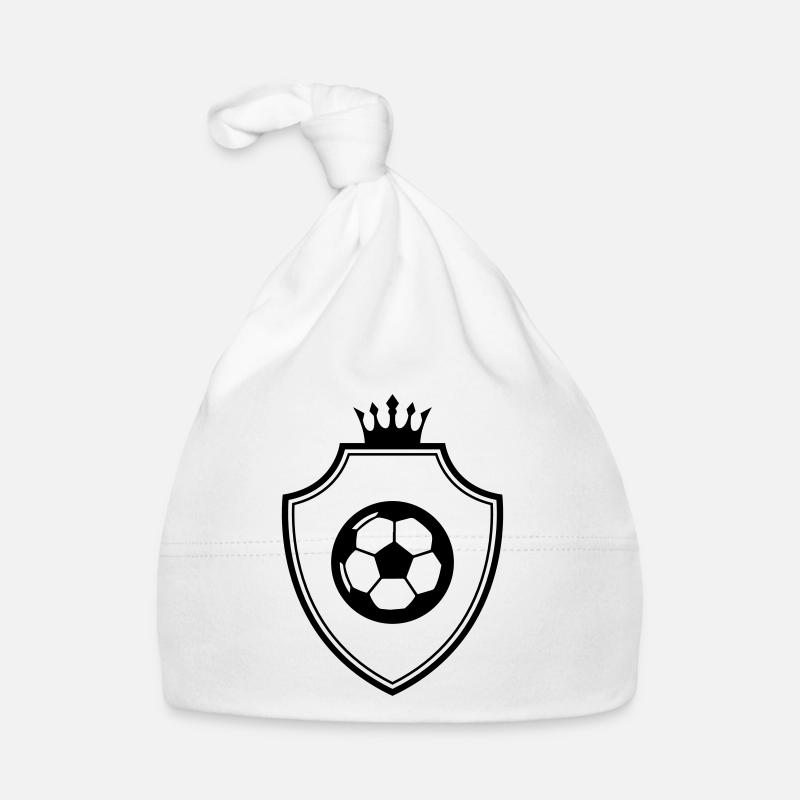 Football crest Organic Baby Cap