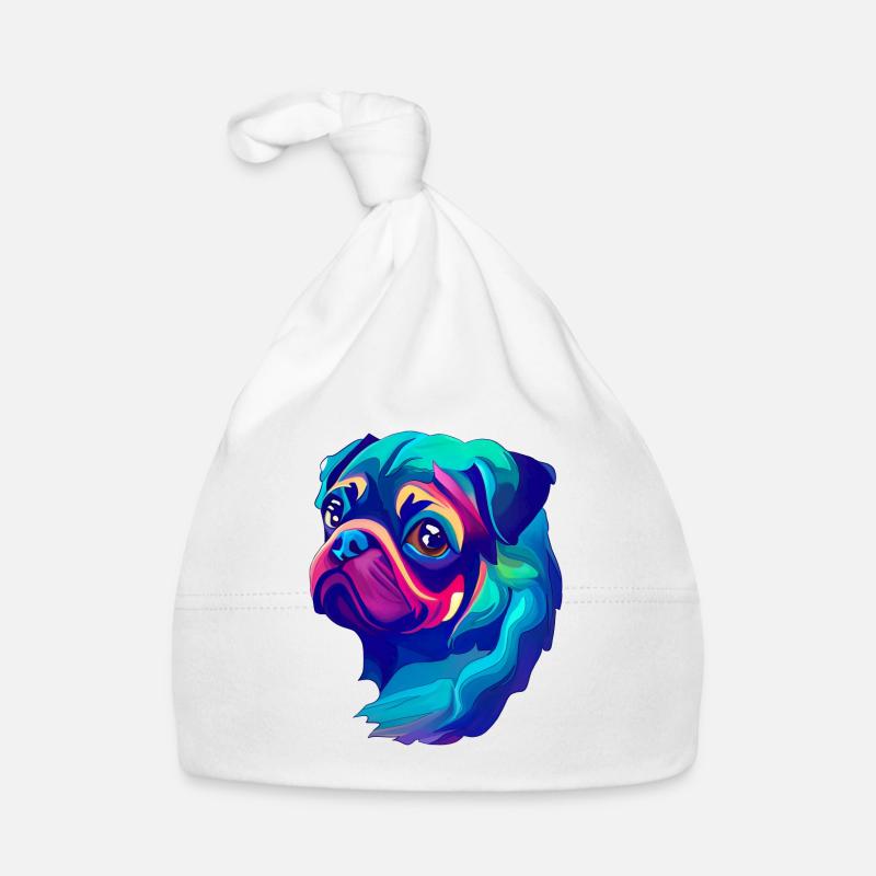 Mops Baby Bio-Mütze
