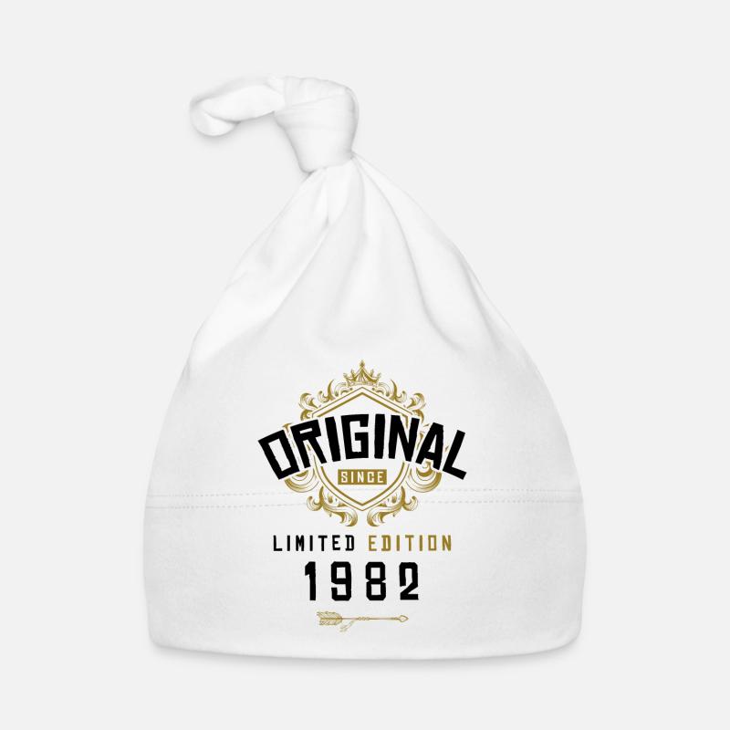 1982 limited edition birthday Organic Baby Cap