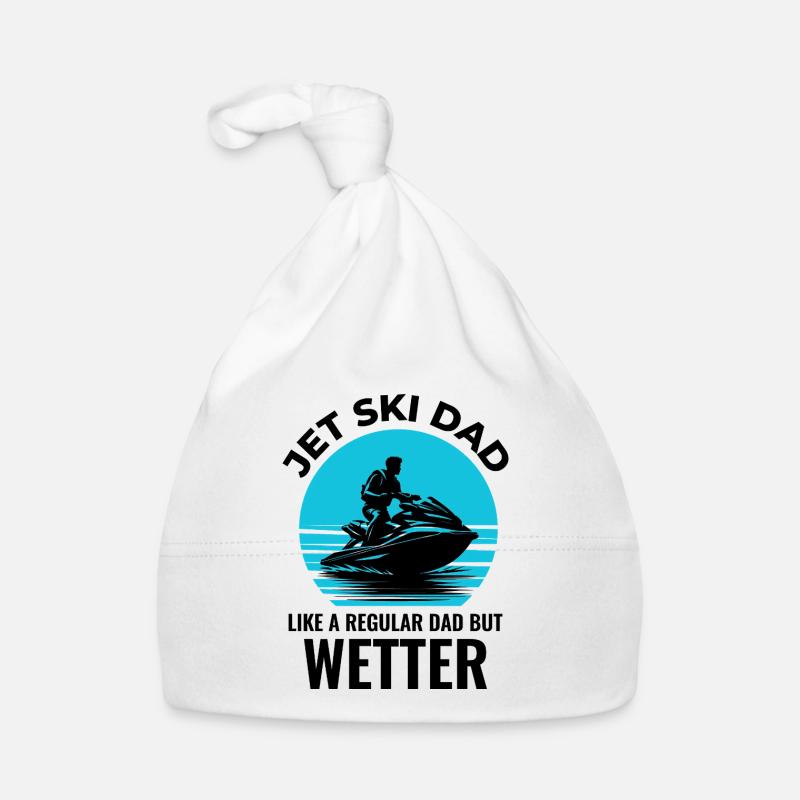 Jet ski pour les papas qui aiment s’amuser Bonnet bio Bébé