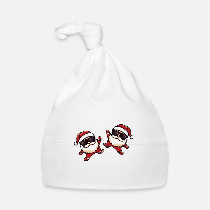 Santa Weihnachtsmann Team Lustig Baby Bio-Mütze