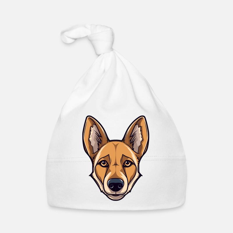 Conception de chien mignon pour les propriétaires de chiens Bonnet bio Bébé