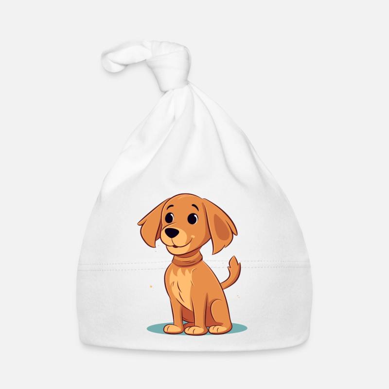 Conception de chien mignon pour les propriétaires de chiens Bonnet bio Bébé