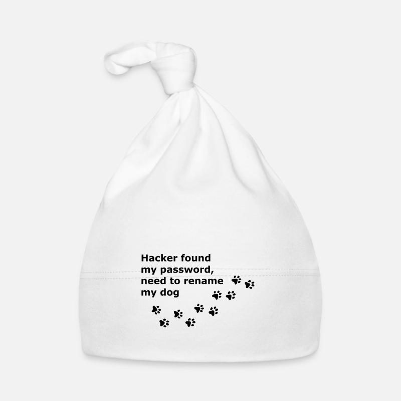 Hacker found my password, need to rename my dog. Bonnet bio Bébé